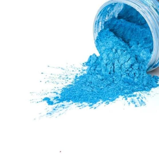 Sky blue Mica Powder for wax, resin, soap, and other craft materials